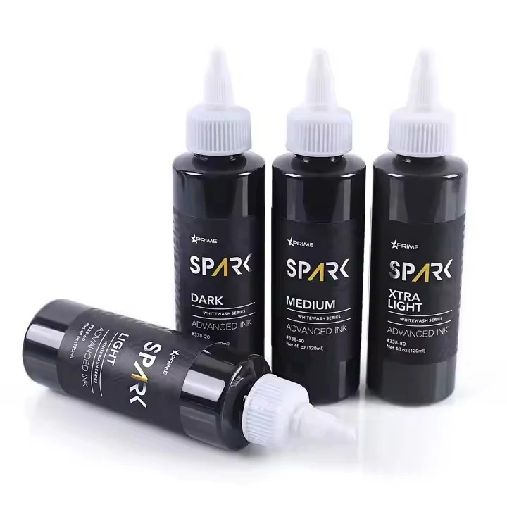 Sparkle Factory Custom 4oz 120 ml Witte Was Verbazingwekkende verf Pigment Body Skin Triple Black Ink Butterfly Tattoo