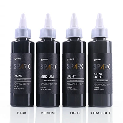4oz 120 ml organisch lang - blijvende whitewash tattoo -inkt