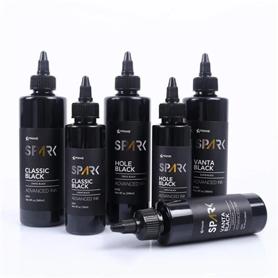 4oz organische 3 -serie klassiek Black Hole Black Vanta Black Tattoo Ink