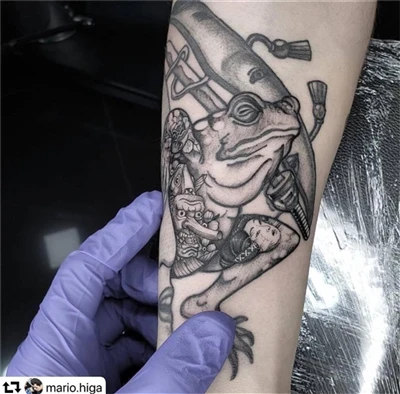 kikker voor tattoo