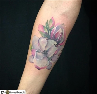 Bloemen op mijn armen