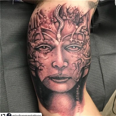 Nog een landschap in tatoeages
