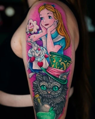 Kleurrijke tatoeages worden populairder