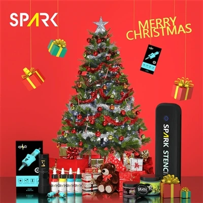 Vrolijk kerstfeest van de Spark Tattoo-familie