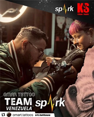 Spark Cartridges sponsort tatoeëerder