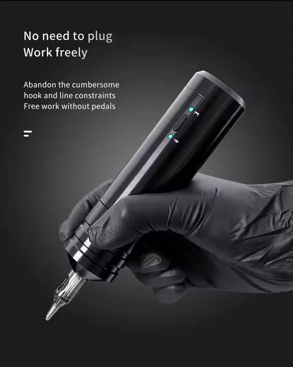 Draagbare draadloze cartridge pen professionele tattoo machine