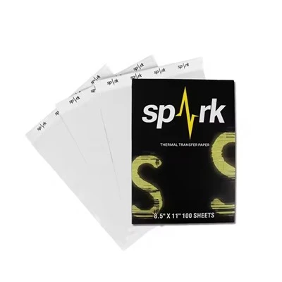 100 stks kopieerpapier tattoo thermische vonk tattoo stenciloverdracht papier sticker thermisch papier