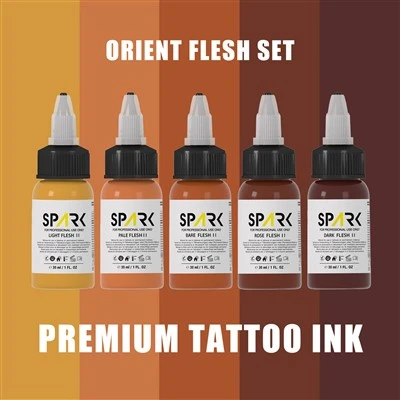1oz biologische permanente professionele EU-gecertificeerde huidtint tattoo-inktset