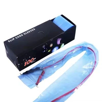 Beste 100 stuks wegwerpblauwe covers tattoo benodigdheden tattoo clip snoer mouwen tassen