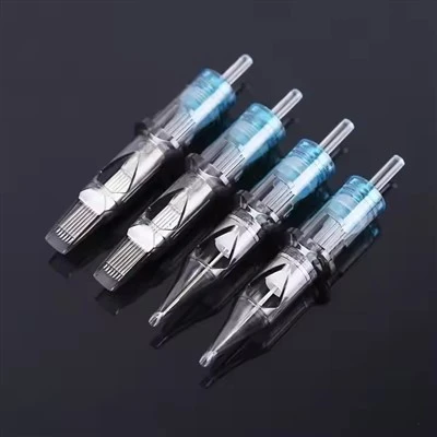 Wegwerp roestvrijstalen tattoo cartridge naald met magnum naalden voor carrosseriekkunst voor tattoo -pengebruik
