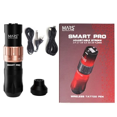 Mars Verstelbare professionele draadloze oplaadbare tattoo machine pen