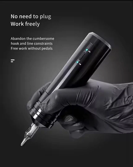 Draagbare draadloze cartridge pen professionele tattoo machine