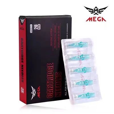 Top - kwaliteit mega tattoo cartridge naald wegwerp ronde voering
