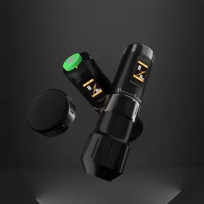 Spark Nieuwe aankomst Dual Battery Rotary Electric Tattoo Pen Oplaadbare lichaamskunstuitrusting Verstelbare slag Permanent elektrisch elektrisch
