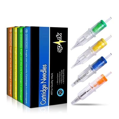 Spark OEM/ODM Meerdere specificaties Wegwerp Tattoo Naaldcartridge met magnumnaalden voor lichaamskunst