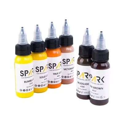 Spark Premium Tattoo Ink EU Reach Cereik compliant voor sprankelende, hoge - kwaliteitsontwerpen