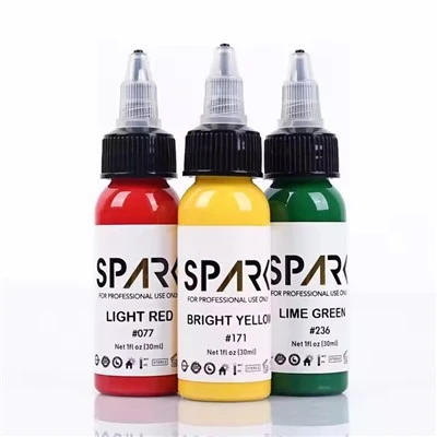 Spark Organic 1oz (30 ml) huidvriendelijke levendige levendige tattoo-aanbod inkt permanente make-up pigment tattoo-inkt