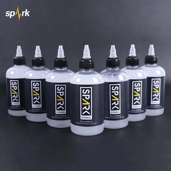 Spark realistische longspark realistische lang {- blijvende stencil -dingen overdracht gel 4 fl oz (120 ml) - Schone en eenvoudige toepassing - blijvende stencil -dingen overdracht gel 4 fl oz (120 ml) - Clean and Easy Application