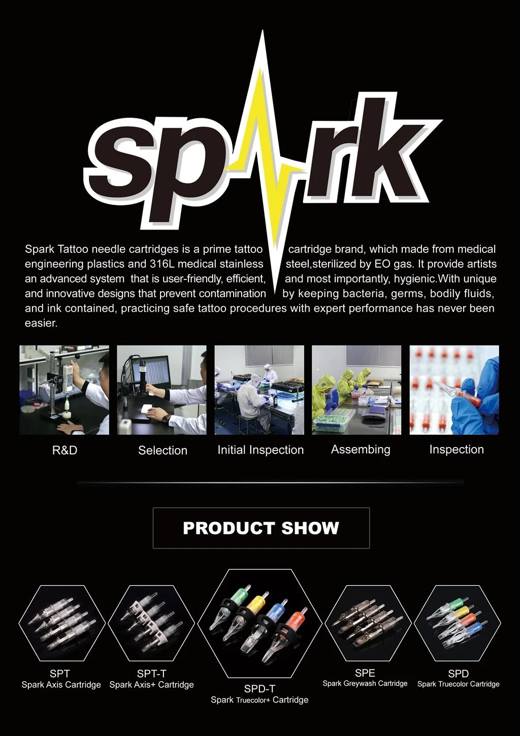 Groothandel Spark Tattoo Cartridges