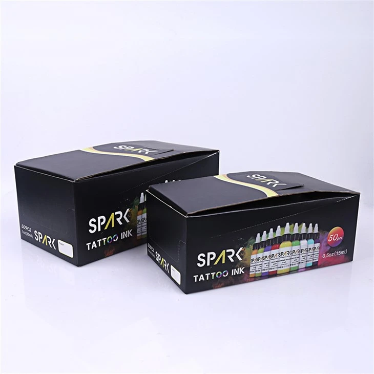 50 kleurensets Pigmenten tattoo-inkt Spark Tattoo-inktset Professioneel
