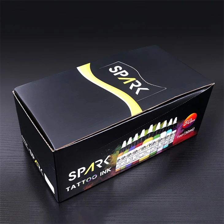50 kleurensets Spark Tattoo-inktset Professionele tattoo-inktkleur