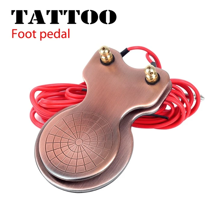 Anti-slip tattoo-voetpedaal