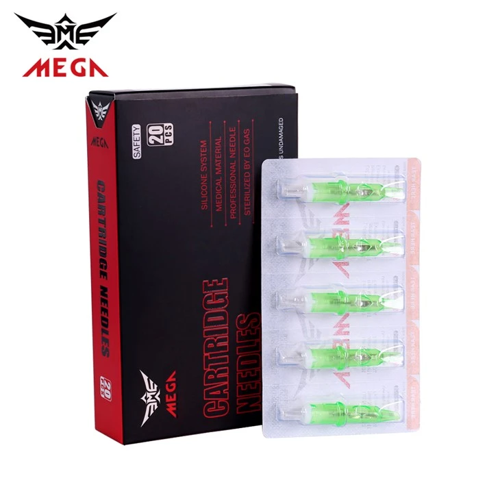 Wegwerp gesteriliseerde tattoo-cartridgenaald Tattoo-naaldcartridge groot