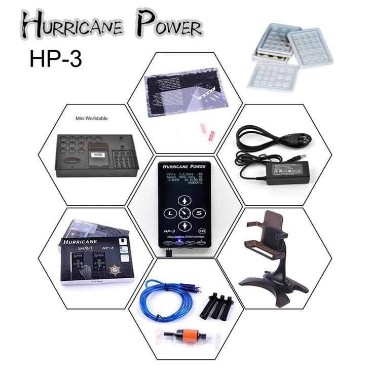 Hurricane Tattoo Supplies Tattoo Power Device Tattoo Voeding Digitaal