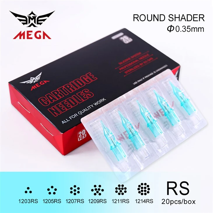 Mega Ronde Shader Tattoo Cartridges 0.35mm