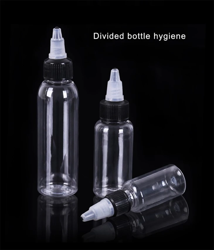 Plastic tatoeage-inktfles