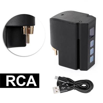 2400 mAh RCA-tattoovoeding Draadloze tattoo-batterij
