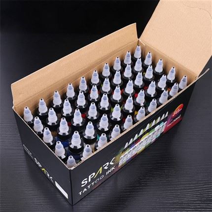 50 kleurensets Premium Spark Tattoo-inkt Tattoo Supply Tattoo-inktset