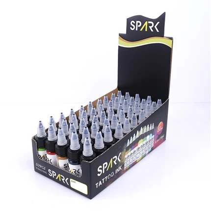 50 kleurensets Spark Loodvrije tattoo-inkt zwart Tattoo-inkt Tattoo-inkt zwart