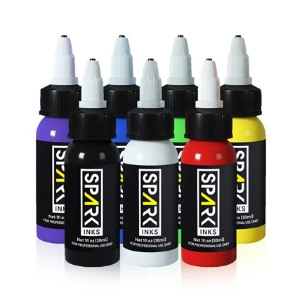 7 kleuren OEM Spark permanente professionele tattoo-inkt