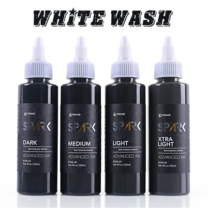 Hoogwaardige vonk nieuwste 4oz*4 whitewash-sets