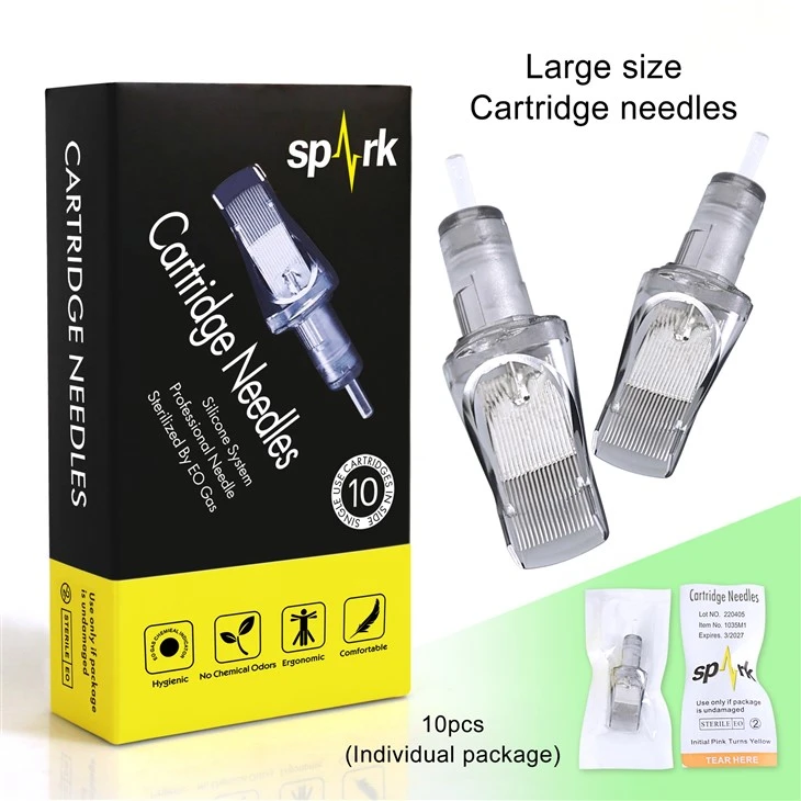 SPARK gigantische gebogen Magnum-cartridges grote tattoo-naalden