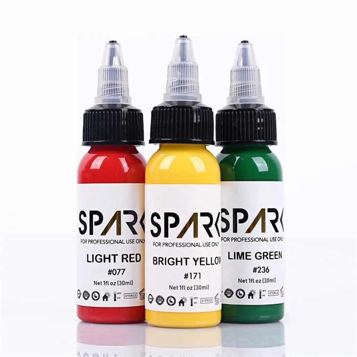 Tattoo-inkten in bulk Spark Tattoo-inkt Super zwarte tattoo-inkt