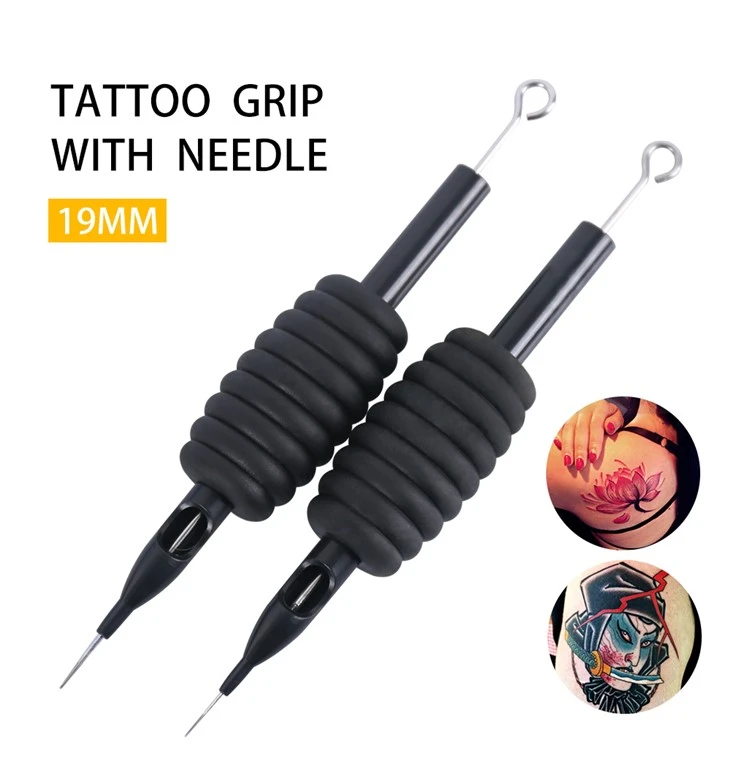 Gesteriliseerde tattoo-buis 25 mm wegwerp plastic tattoo-grepen