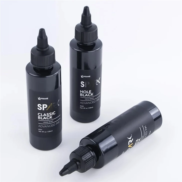 Zwart Licht Tattoo Inkt Drievoudig Zwart 8OZ Gat Zwart Zwart Inkt Serie Spark Tattoo Inkt Tattoo Inkt Set