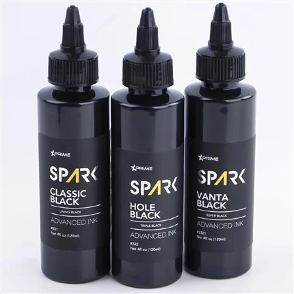 Tattoo-inkten in bulk 8OZ Black Ink Series Hole Black Triple Black Spark-tattoo-inkt Loodvrije tattoo-inkt